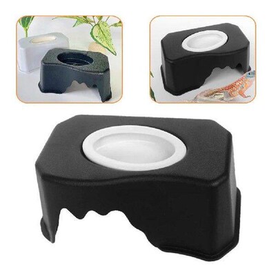 Reptile Cave Crawl Pets Shelter Animal Hide Lizard Plastic