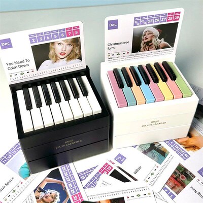 Taylor Piano Calendar 2025 Mini Piano Calendar Desktop Perip