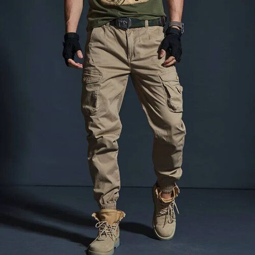High Quality Khaki Casual Pants Men Tactical Joggers Camoufl