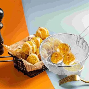 Stainless Steel Frying Basket Griddle Premium Snack Suite