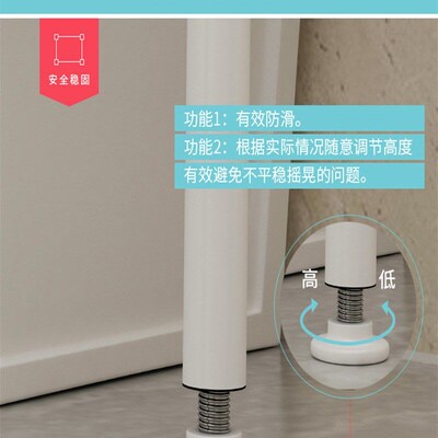 Bathroom toilet rack washing machine large storage shelf