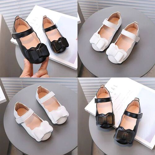Spring Summer Children Girls Leather Shoes Cute Soft Bottom