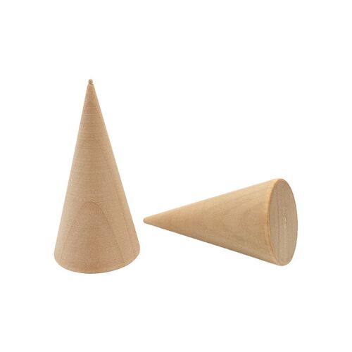 5Pcs/Set Ring Organizer Wooden Cone Creative Ring Holder Jew
