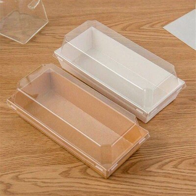 20 Pcs Disposable Food Containers Bakery Boxes Cookie