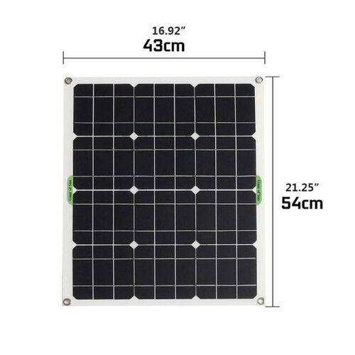 50W Portable Solar Outdoor Power Generation Board Waterproof