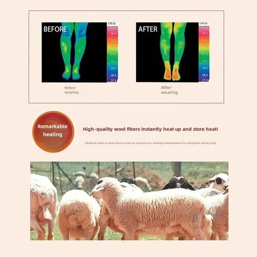 7 Pairs Socks Women Super Thicker Wool Socks Against Winter