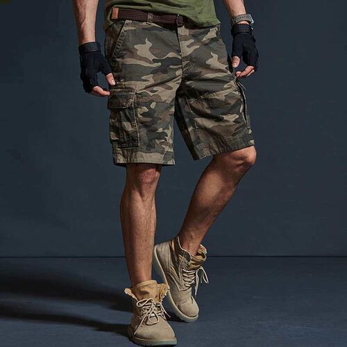 Mens Casual Camouflage orts Large Size Multi-Pocket Workwea