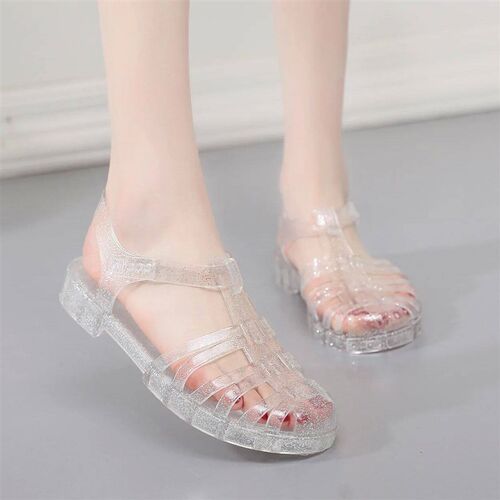 Cave shoes for women in summer, fashionable anti slip flat