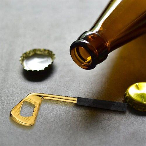 Beer Bottle Opener Golf Iron Design Copper Material Kitchen