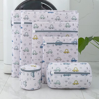 5 Patterns Printing Laundry Bags Underwear Bra Machine Mesh