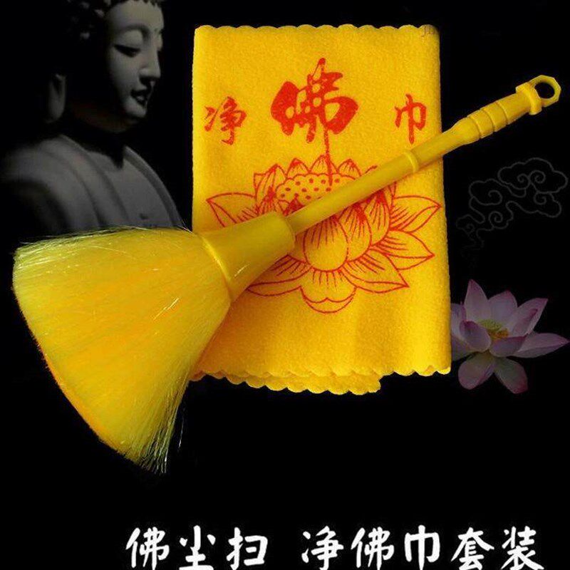 Buddha statue cleaning duster, Buddha niche duster, cleaning图片
