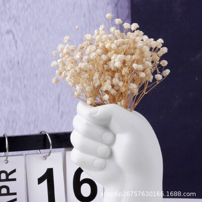 Preserved Flower Gypsophila Small Bouquet 15cm Embossed Mate