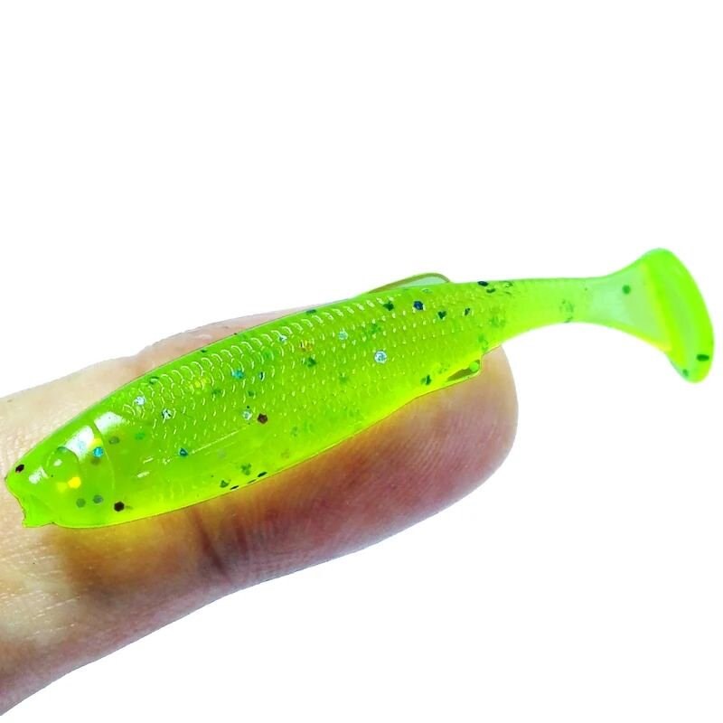 2024 Soft Lures Silicon Swimbaits isca Artificial Worm Soft - 实物图