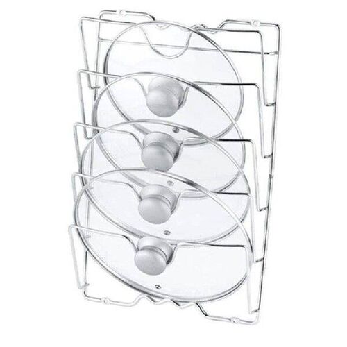 Kitchen Organizer Rack Wall Hanging Pot Cover Rack