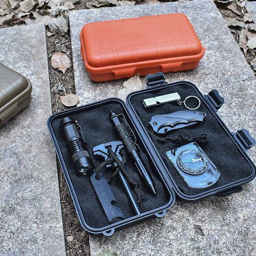 S/L/XXL Size Outdoor Plastic Waterproof Sealed Survival Box