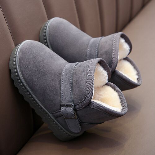 Fashion Children Casual Shoes Girls Boys Cotton Snow Boots W