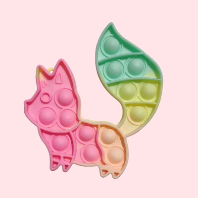 Animal Pop Push Bubble Fidget Toys Sensory Autism Squeeze St