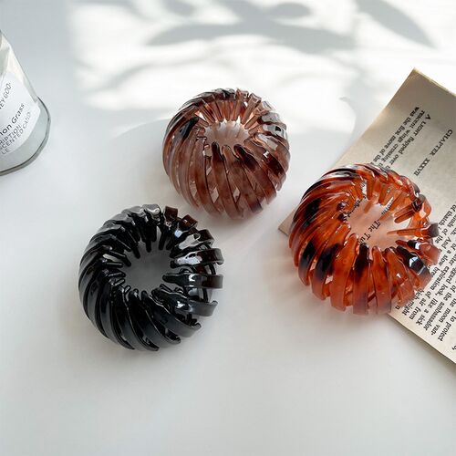 New Fashion Women Bun Hair Claw Horsetail Buckle Hair Clip B