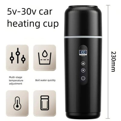 Vehicle-Mounted Water Boiling Cup Portable Stainless Steel I
