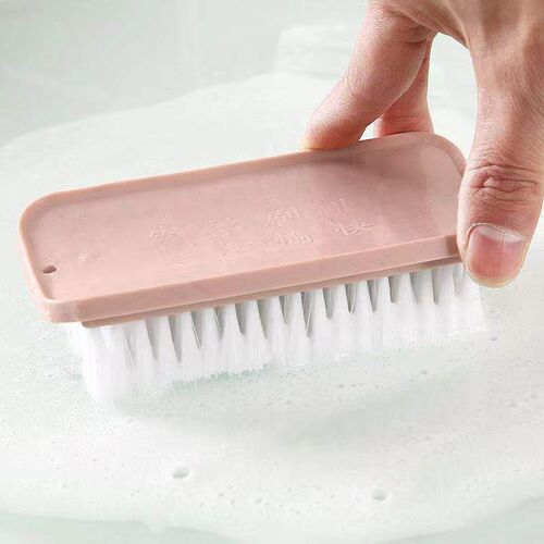 Large Soft Bristle Laundry Brush, Plastic Board Brush for Cl