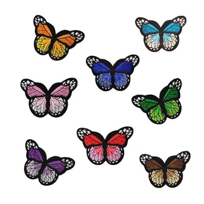 10PCS Embroidery Daisy Sunflower Flowers Sew Iron On Patches