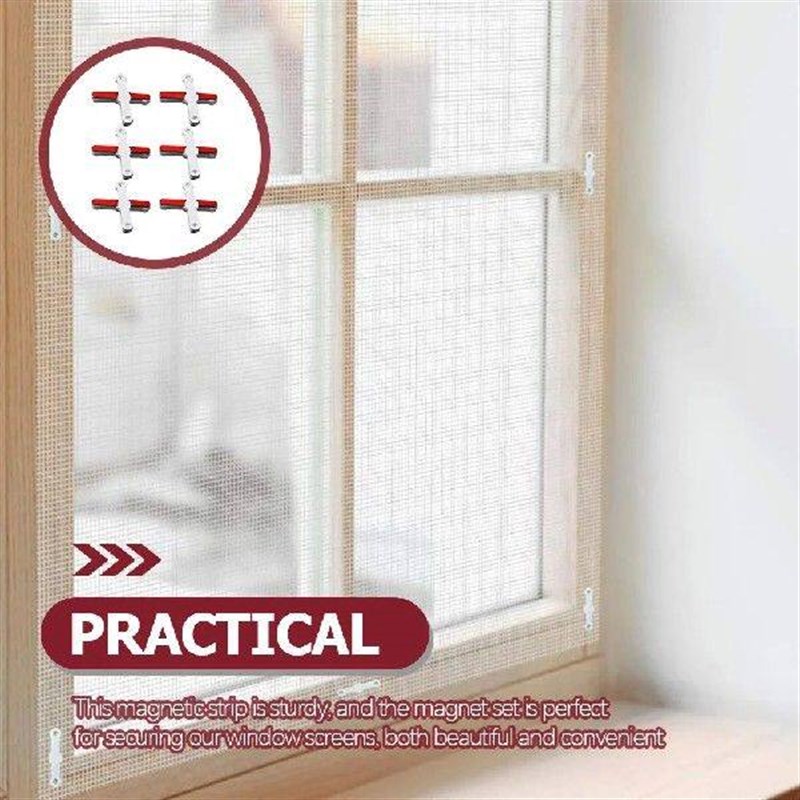 12 Pcs Screen Button Clip Window Flush Clips Sheers - 实物图