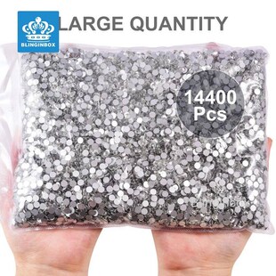 Bulk Wholesale Glitter Non Hotfix Rhinestones Nails Crystals