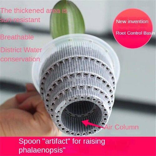 5PCS Orchid Flower Pots Mesh Planters Garden Pots Plastic