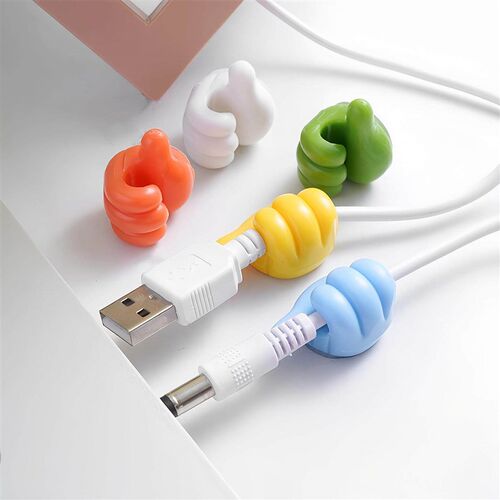 Creative Multi-functional Adhesive Hooks Cable Organizer Dat