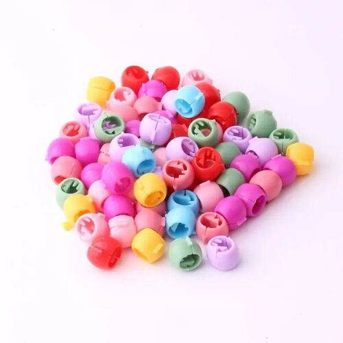 100Pcs Colorful Small Girls Hair Clips Cute Flower Star Hair