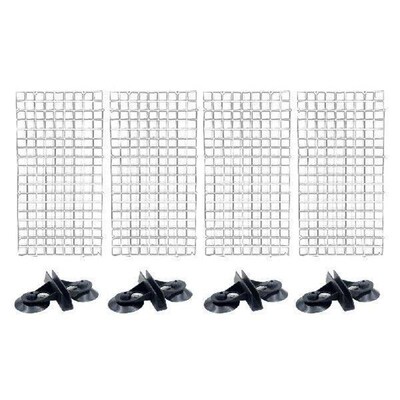 4pcs Aquarium Isolation Panel Fish Tank Divider Holders for