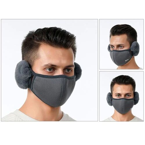 Women Winter Warm Cold-proof Earmuffs Windproof Mouth Cover
