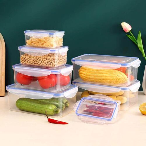 Rectangular refrigerator storage box, kitchen microwave and