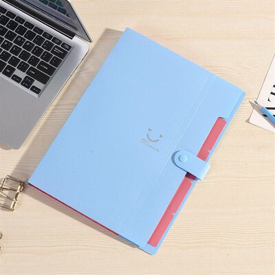工厂好物punched folder A4 paper binder ring file活页文件夹5