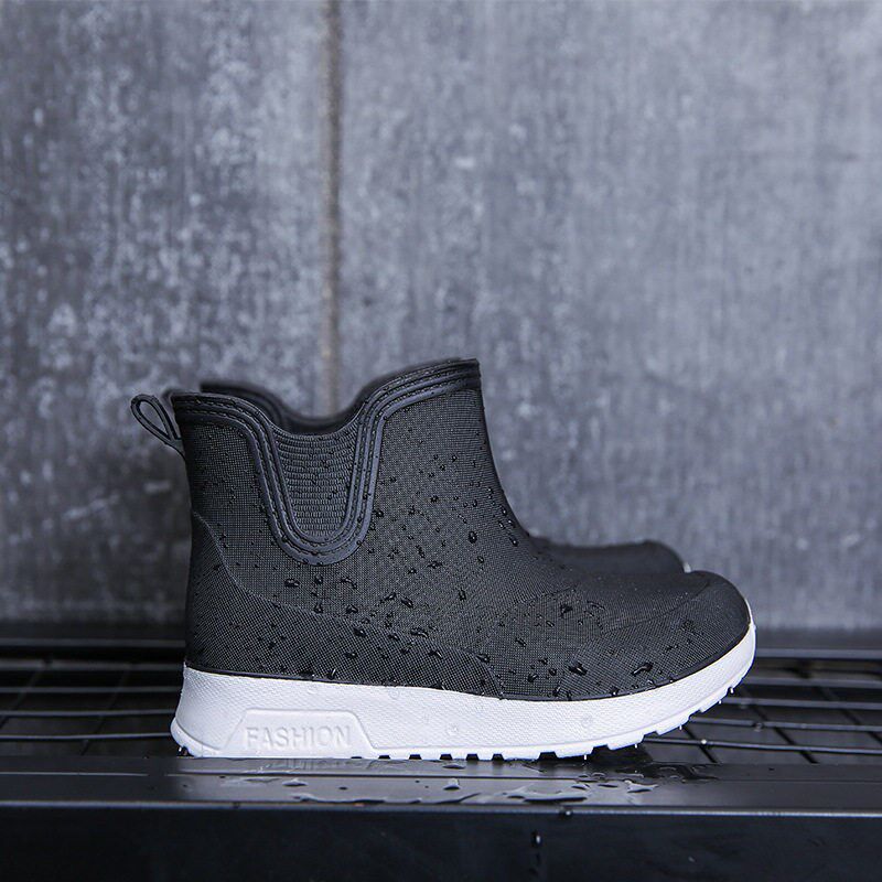 Japanese Fashion Childrens Rain Boots For Men And Women, No图片