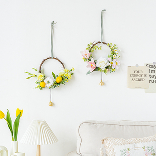 乔迁新居布置装饰用品新房搬家入宅背景挂件卧室门把手入户门挂饰