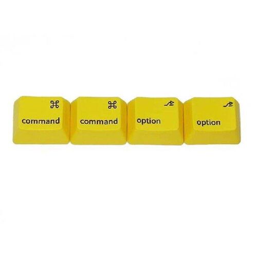 PBT Keycaps MAC-style Command Option Keys Dye-Sub Cherry MX