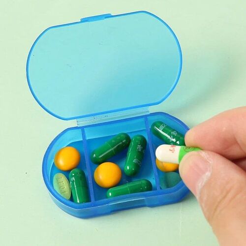 Pill Box Pill Case 23 Grids Tablet Pill Organizer Case Dispe