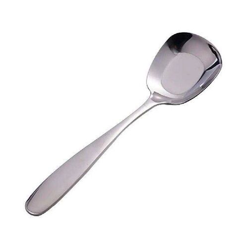 lat Square Spoon - Large Round/Square Handle Stainless