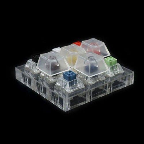 10Pcs/Set Universal No Printed ABS Keycaps Transparent ABS
