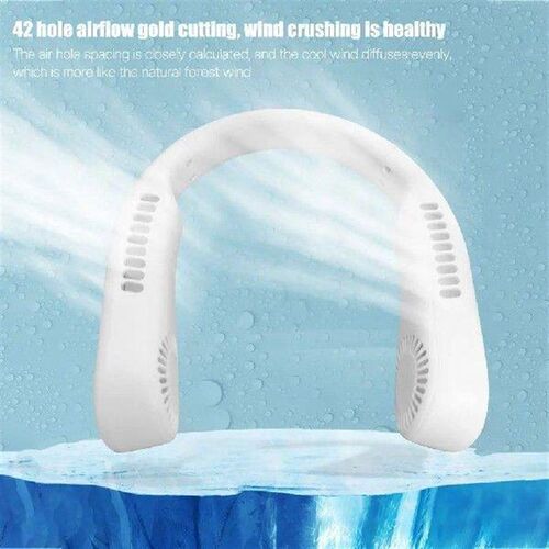 Hot Fan Portable Bladeless Mini Neck Fan Air Conditioner