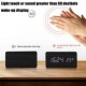 Smart Alarm Digital Square Bedrooms LED for Wooden Clocks