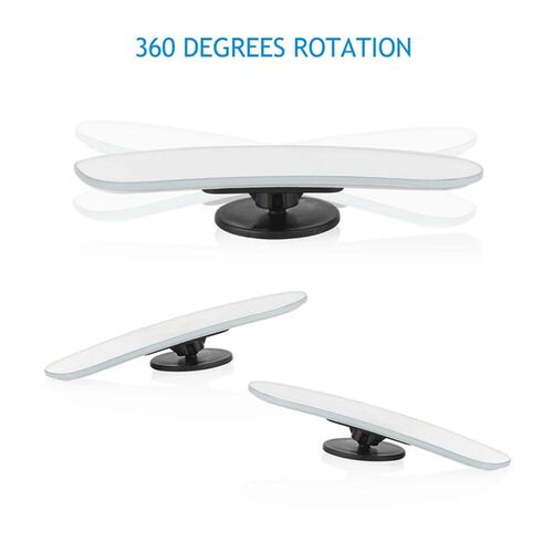 2pcs Car Mirror 360 Degree Wide Angle Convex Blind Spot Mirr