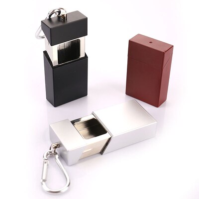 1pcs Fashion Portable Ashtray With lid Keychain Pocket Ashtr