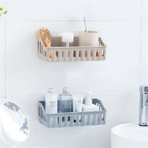 1pcs Bathroom Shelf Bathroom Adhesive Storage Rack Kitchen