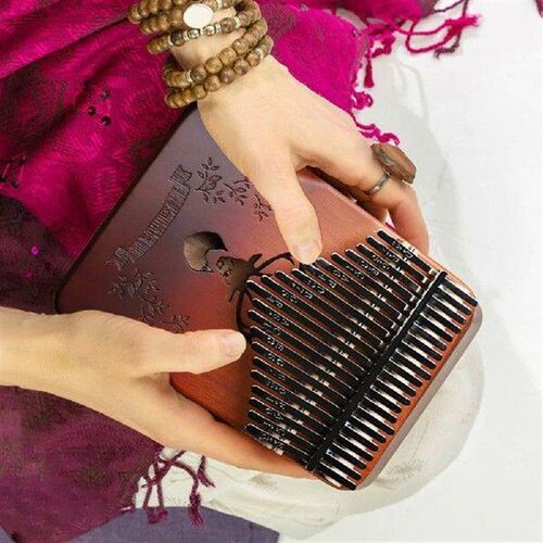 Kalimba 21 Keys Thumb Piano Include Instruction Carrying