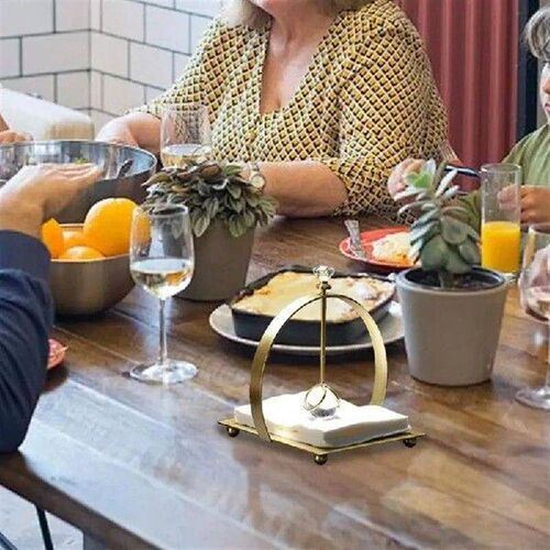 AB39-Paper Napkin Holder Iron Crystal Ball Tissue Napkin