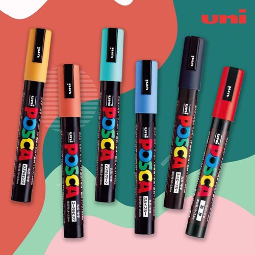Japan Posca Paint Markers 3M Fine Marker Set of Acrylic