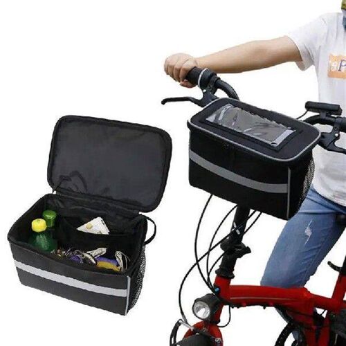 Cycling Front Storage Bag Scooter Top Bar Bag Reflective