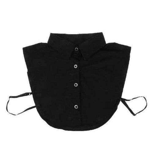 2/3/5 Womens Fake Half Shirt Blouse Peter Pan Detachable